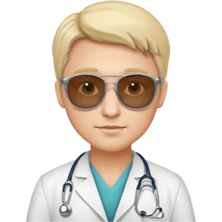 doctor with sunglasses emoji