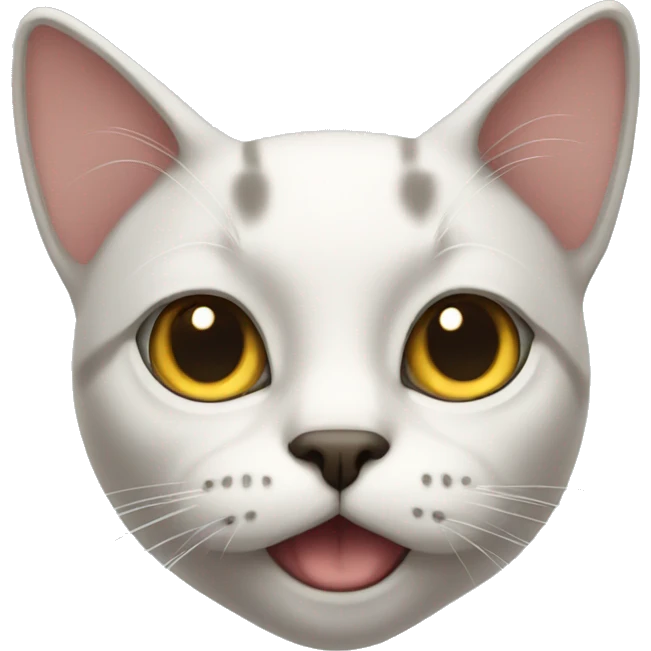 Side eye cat emoji