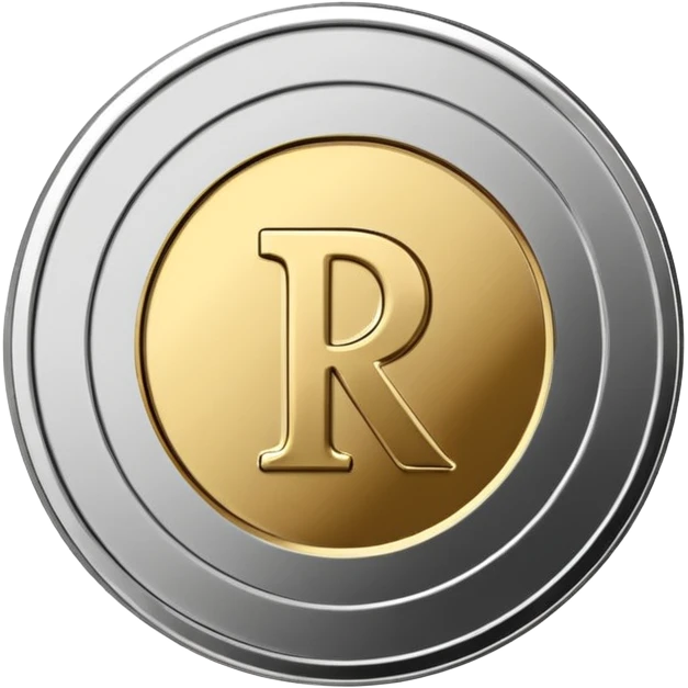 Russian 1 ruble coin emoji