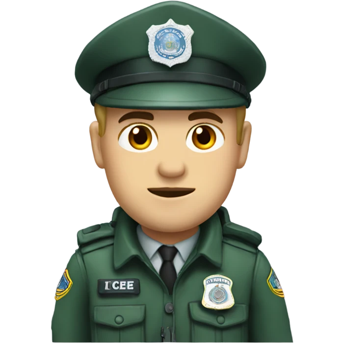 An ice border guard emoji