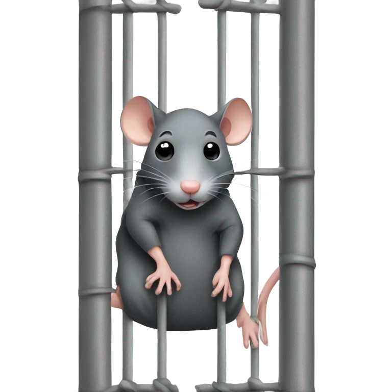 Rat in prison emoji