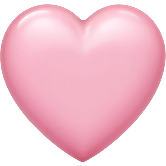 Light pink heart  emoji