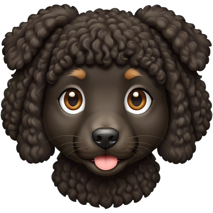 perrita negra y colochita emoji