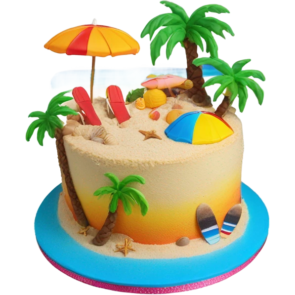 beach cake emoji