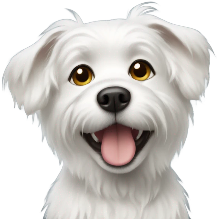 Little white dog emoji