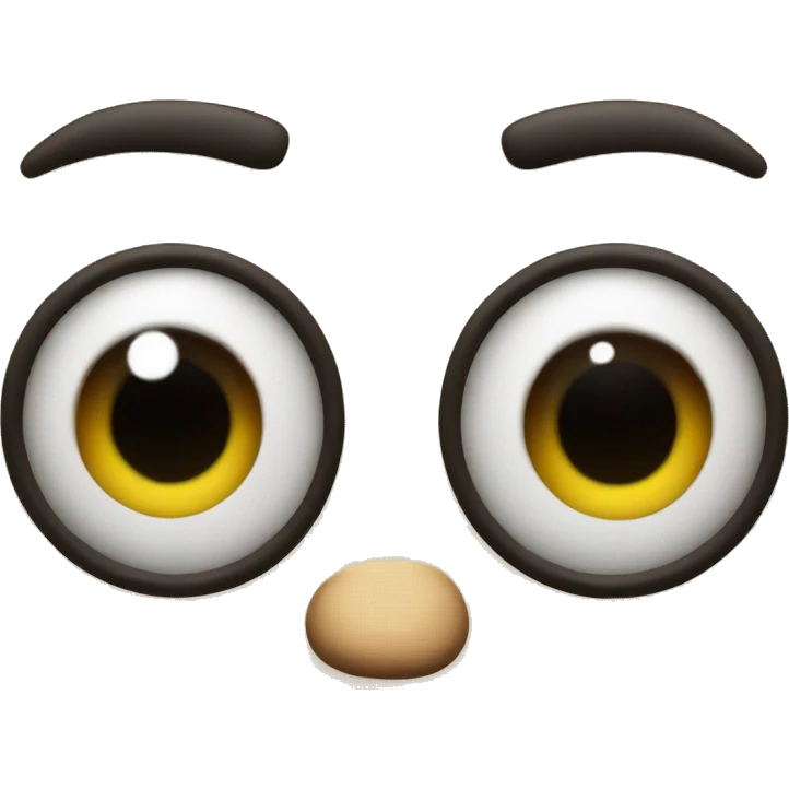 Crazy eyes face emoji