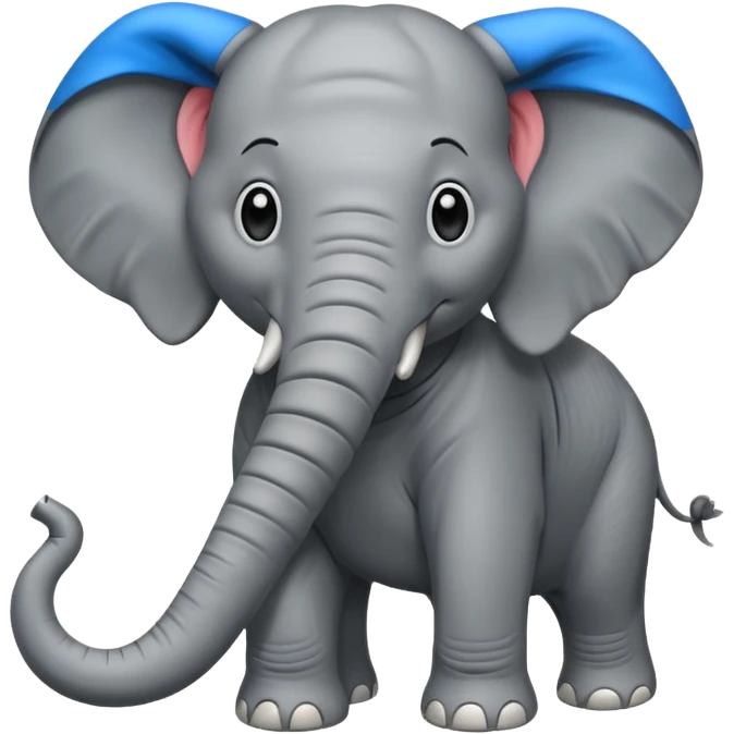 elephant freaking emoji