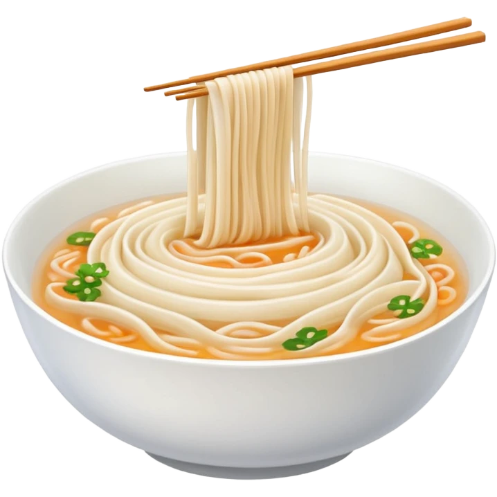 Rice noodles emoji