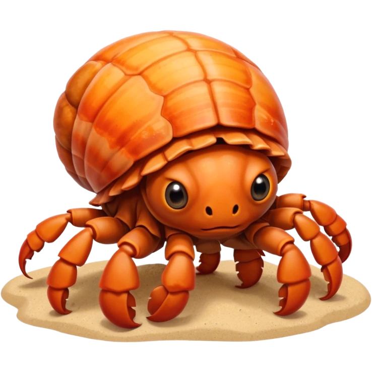 Cute Hermit crab emoji