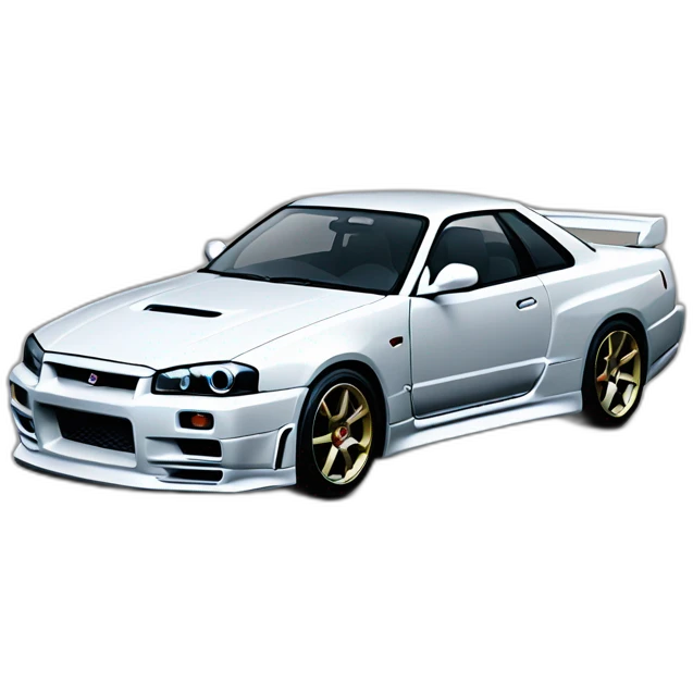 Nissan skyline r34 emoji
