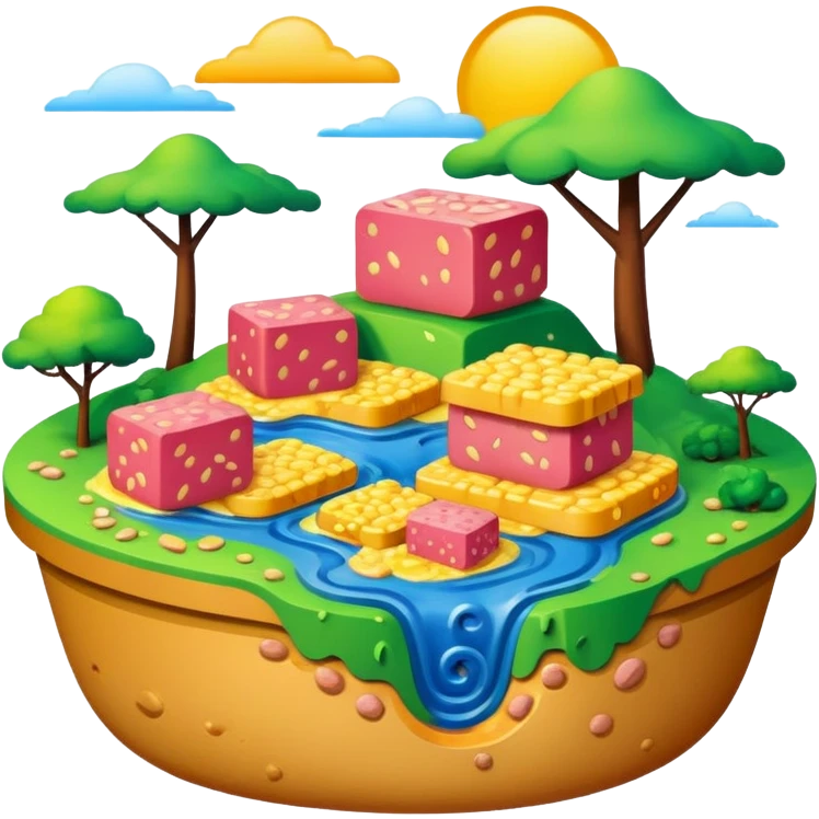spam art slop landscape emoji