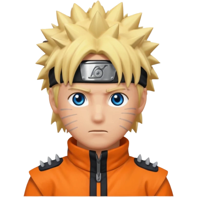 Naruto Kurama com Aura Laranja emoji