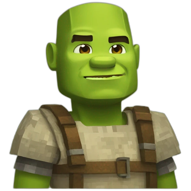 Shrek Minecraft emoji