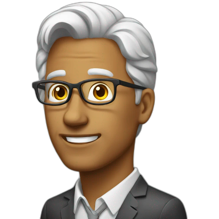 Inteligent man emoji