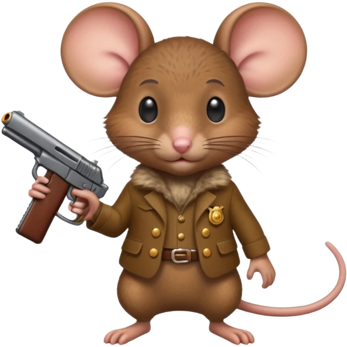 🐁🔫 belico emoji