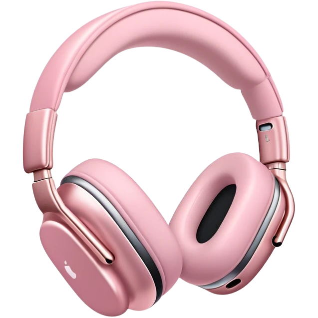 pink airpods max headphones emoji