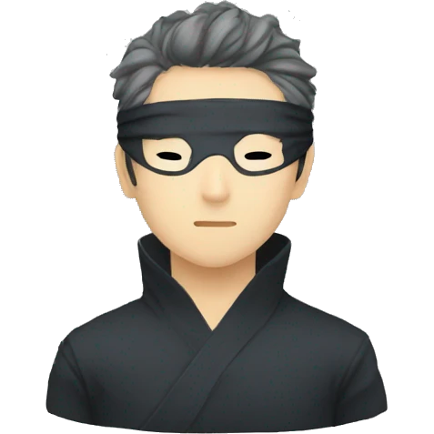 Satoru gojo blindfold emoji