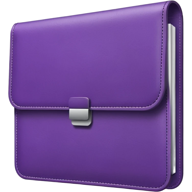 purple folder emoji