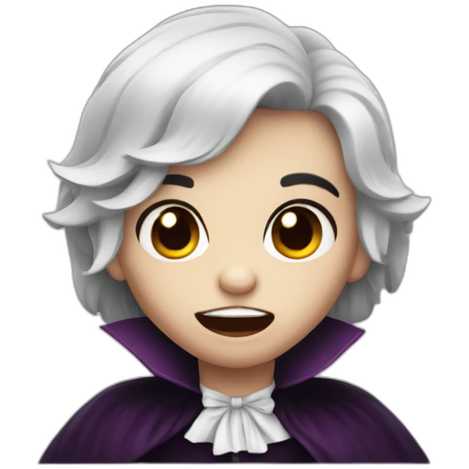 cute little Vampire emoji