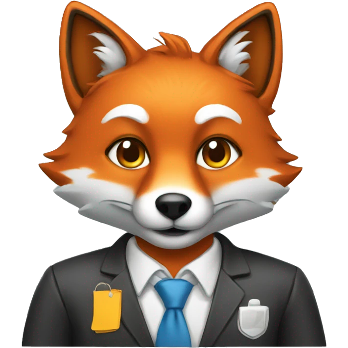  employee fox  emoji
