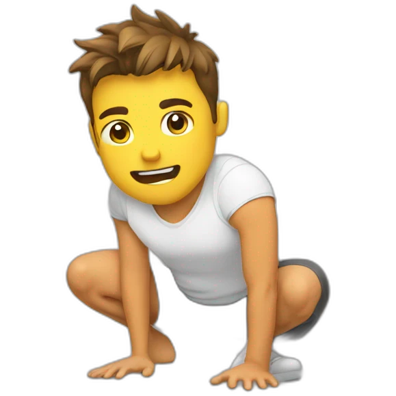 Crunch exercise emoji