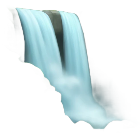 Waterfall emoji