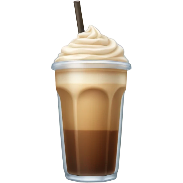Iced coffee emoji