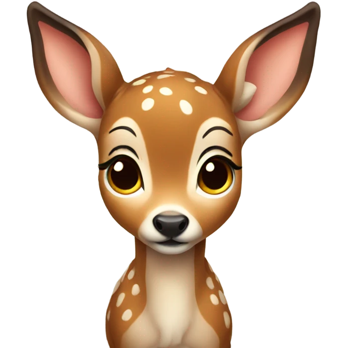 Cute fawn emoji
