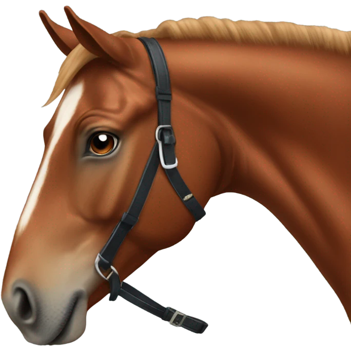 Chestnut horse emoji