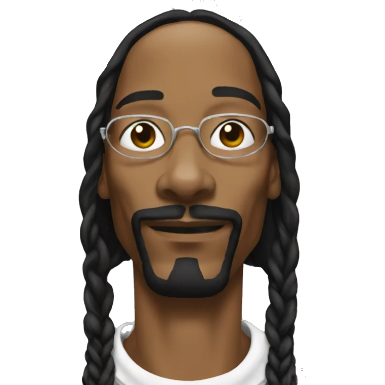 Snoop dogg whit a dogg emoji