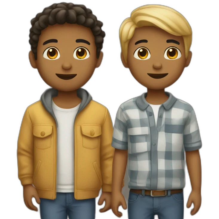 two boys emoji