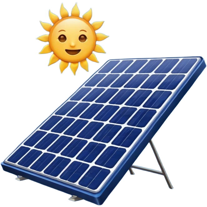 solar panel simple emoji