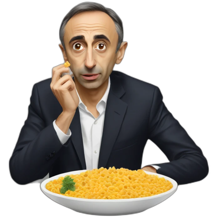 Éric zemmour qui mange du couscouse emoji