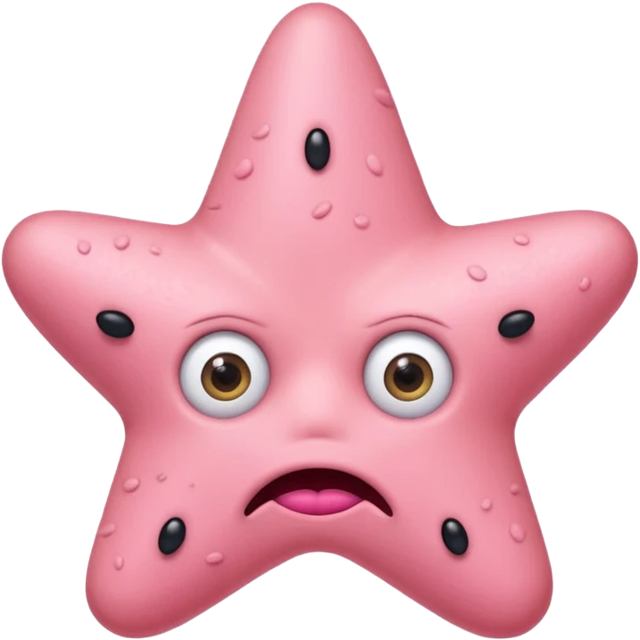 Patrick Star dumb thinking emoji