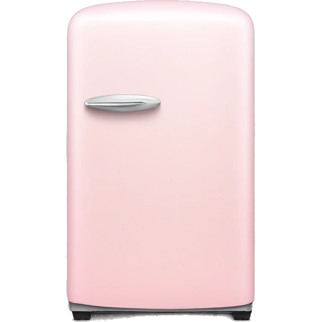 Light pink mini fridge emoji