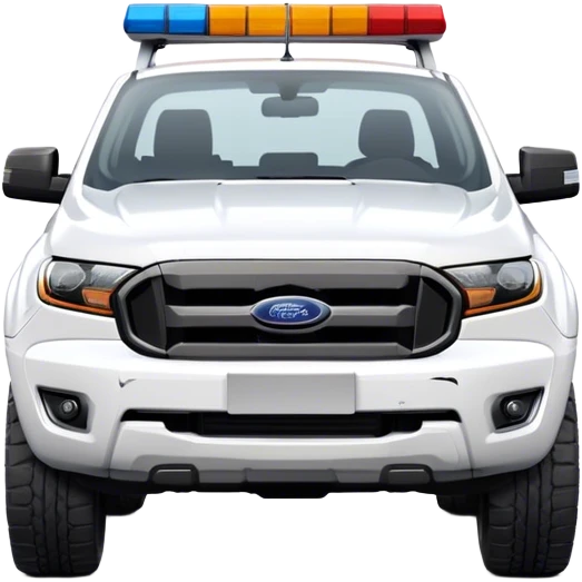 Ford Ranger - Ford (Model Year: 2024) (Iconic colour: White) emoji
