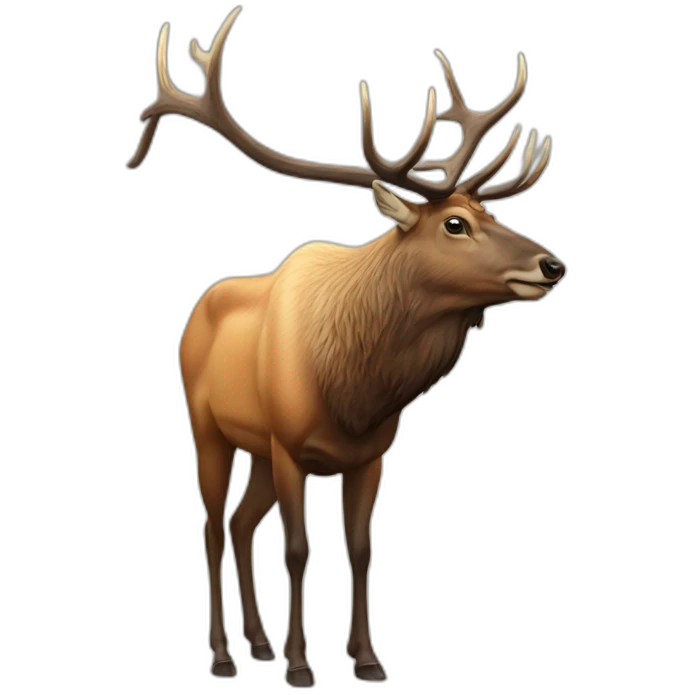 Bull Elk emoji