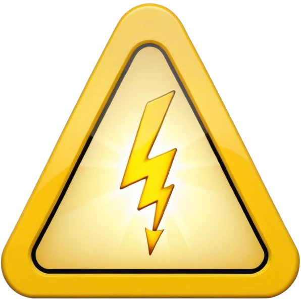  high voltage symbol emoji