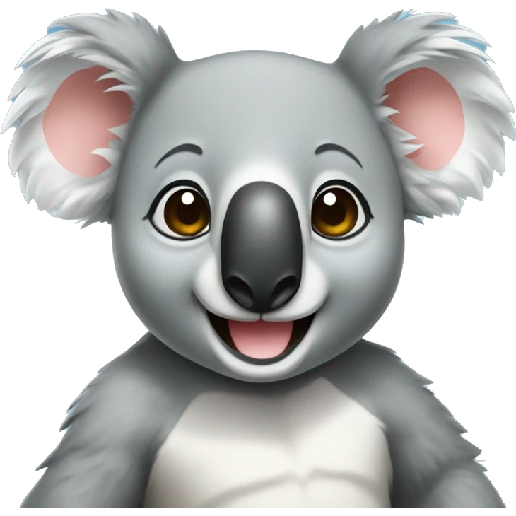 Koala smiling emoji