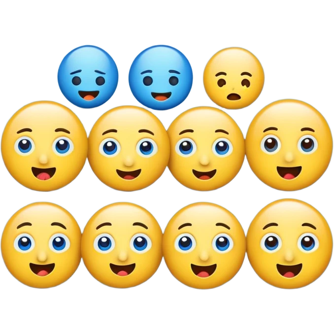 create funny emojis for bluechemGROUP emoji