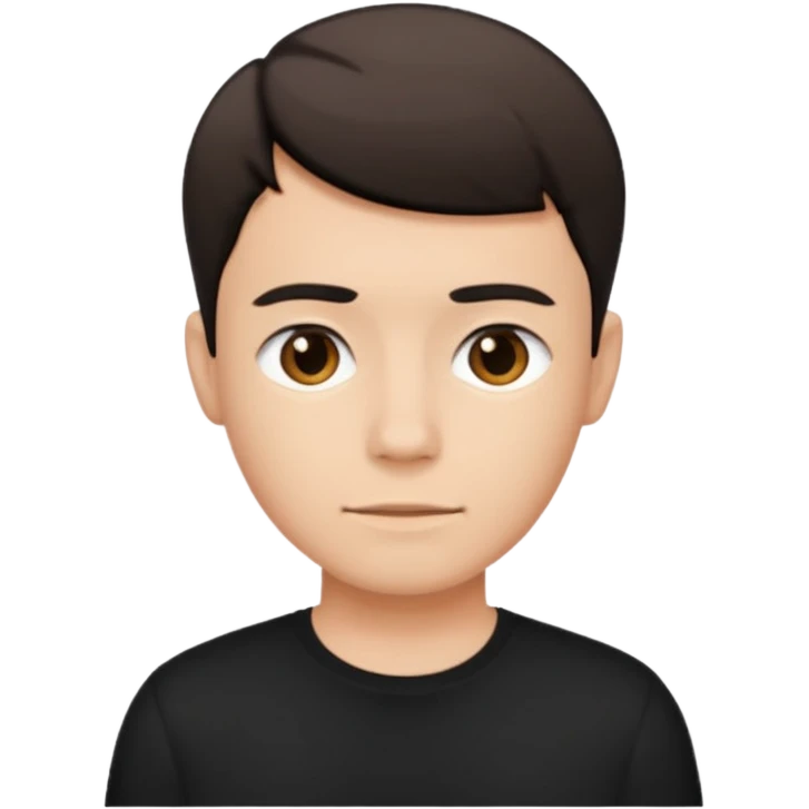 Landak serm hitam emoji