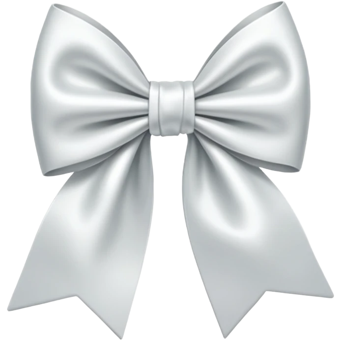 White bow emoji