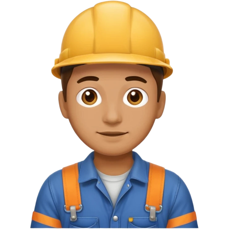 character wearing work overalls  emoji
