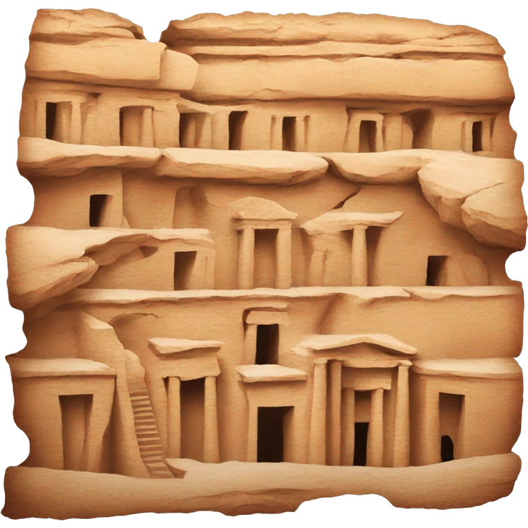nabataean-script-petra-ruins emoji