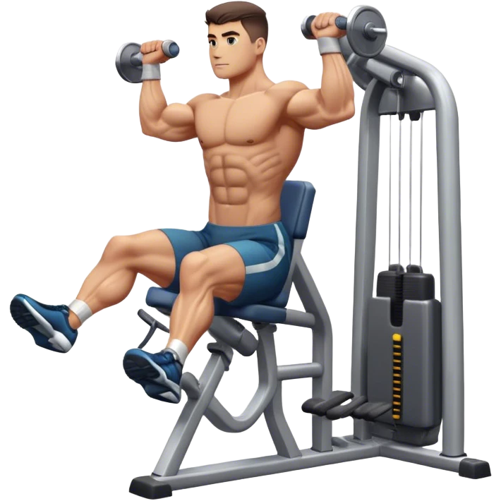 male leg-side-raise-cable-machine exercise emoji
