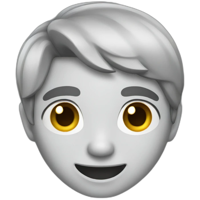 Chat gris emoji