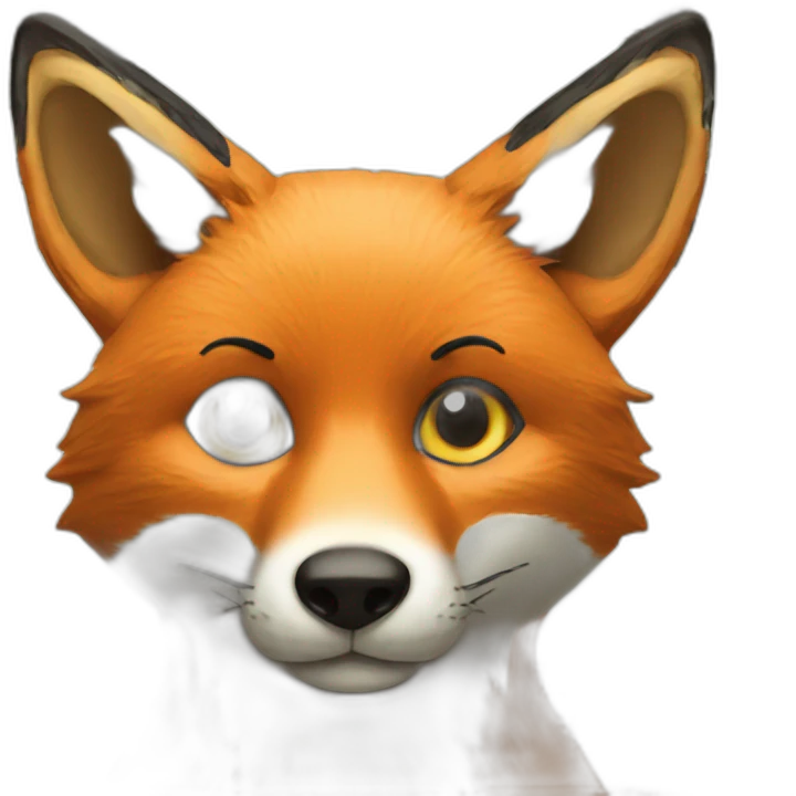 fox with dollars in the eyes emoji