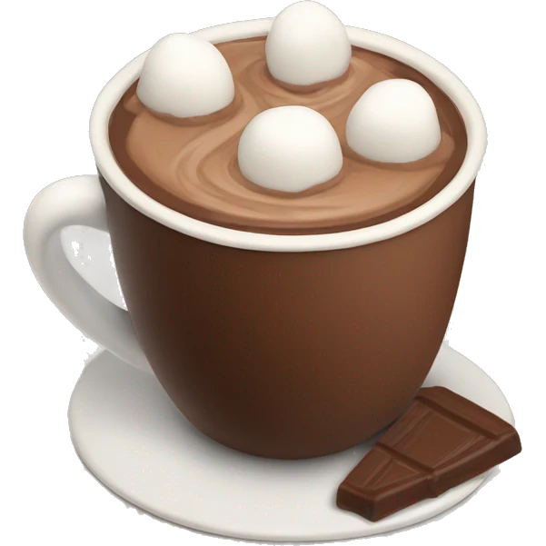 Cute hot chocolate cup emoji