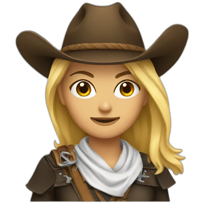 Cowgirl Ninja emoji