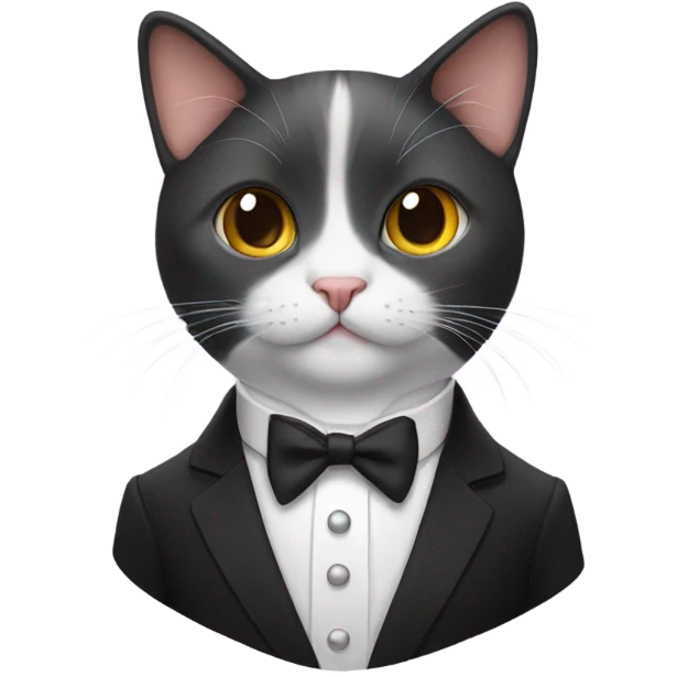 cat wearing tuxedo  emoji